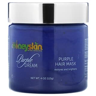 Honeyskin, Purple Dream, Mascarilla para el cabello púrpura, 113 g (4 oz)