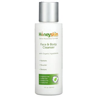 Honeyskin, Agente de limpieza para el rostro y el cuerpo, 118 ml (4 oz. líq.)