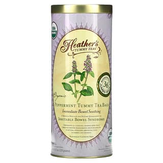 Heather's Tummy Care, Tummy Teas, органический чай в пакетиках с перечной мятой, без кофеина, 36 чайных пакетиков, 120 г (4,2 унции)