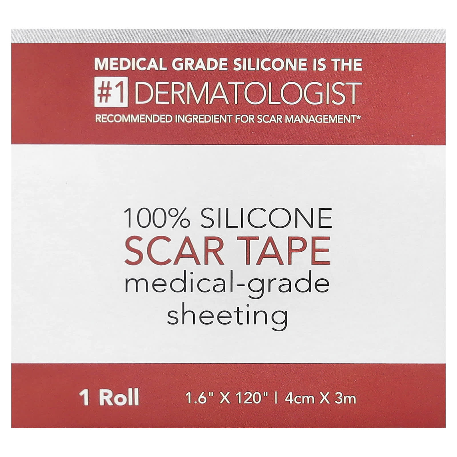 Healfast, 100% силиконовая повязка для шрамов, 1 шт.