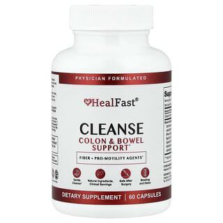 HealFast, Cleanse, Colon & Bowel Support, 60 Capsules