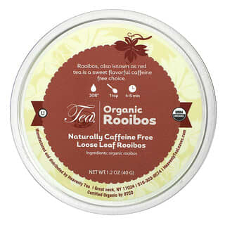 Heavenly Tea Leaves, Loose Leaf Rooibos, Organic Rooibos, Caffeine Free, 1.2 oz (40 g)