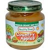 Premium Organic Baby Food, Country Apples, Stage 1, 4 oz (113g)