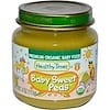 Premium Organic Baby Food, Baby Sweet Peas, 4 oz (113 g)