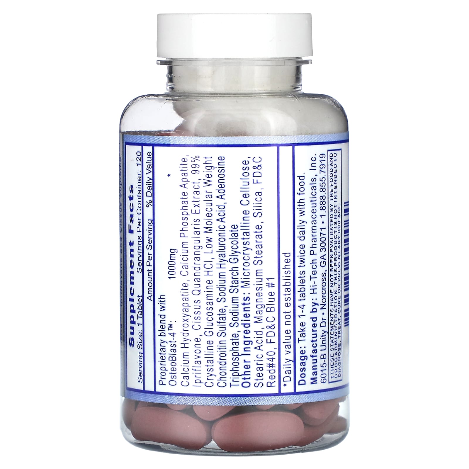 Hi Tech Pharmaceuticals Osteo Rx 120 Tablets