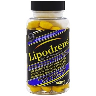 Hi Tech Pharmaceuticals, Lipodrene, 660 mg, 90 Tablets
