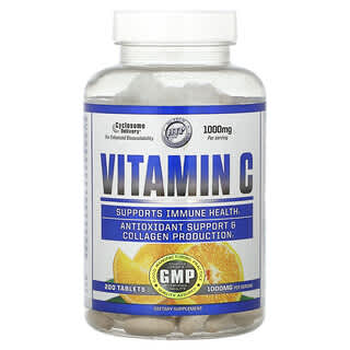 Hi Tech Pharmaceuticals, Vitamine C, 500 mg, 200 comprimés