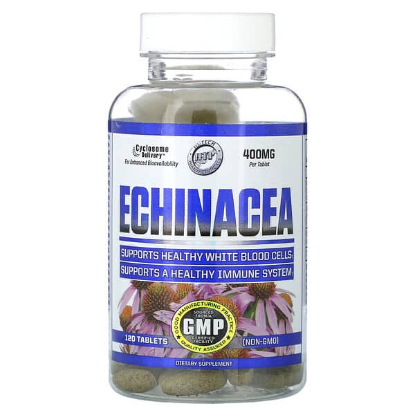 Hi Tech Pharmaceuticals Echinacea, 400 mg, 120 Tablets