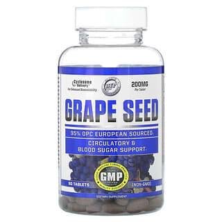 Hi Tech Pharmaceuticals, Grape Seed, 200 mg, 90 Tablets