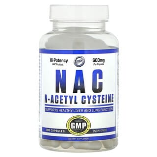 Hi Tech Pharmaceuticals, NAC, N-Acetil Cisteína, 600 mg, 100 Cápsulas