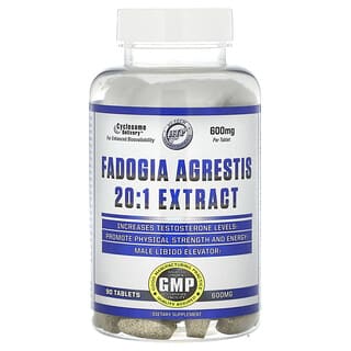 Hi Tech Pharmaceuticals, Ekstrakt 20:1 Fadogia Agrestis, 600 mg, 90 tabletek
