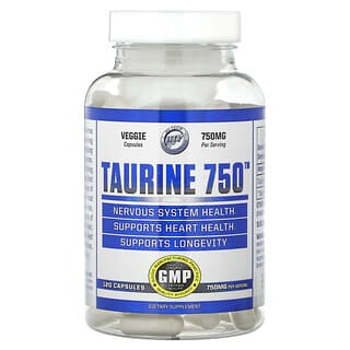 Hi Tech Pharmaceuticals, Taurina 750, 750 mg, 120 cápsulas