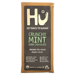 Hu, Chocolate negro con menta crujiente, 60 g (2,1 oz)