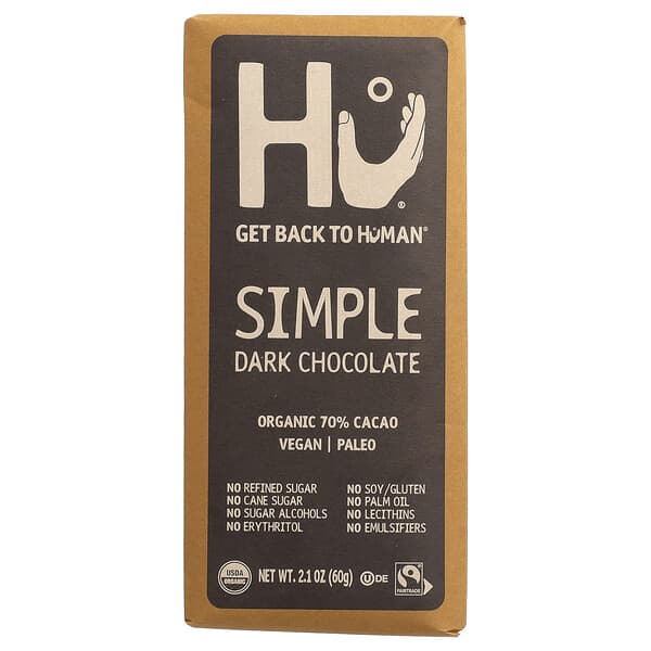 Hu, Simple Dark Chocolate, 2.1 oz (60 g)