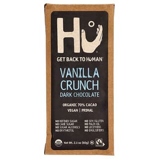 Hu, Chocolate negro con sabor a vainilla, 60 g (2,1 oz)