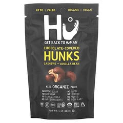 Hu, チョコレートカバーHunks（ハンクス）、カシューナッツ＋バニラビーンズ、113g（4オンス）