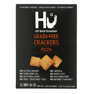 Hu, 穀物不使用クラッカー、ピザ味、120g（4.25オンス）