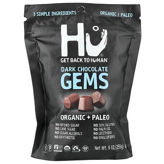 Hu, Gems, ciocolată neagră, 255 g