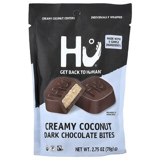 Hu, кусочки темного шоколада, с кокосовым вкусом, 78 г (2,75 унции)