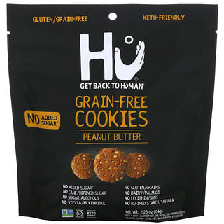 Hu, Grain-Free Cookies, Peanut Butter, 2.25 oz (64 g)