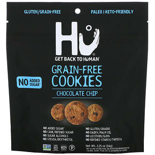 Hu, 穀物不使用クッキー、チョコレートチップ、64g（2.25オンス）