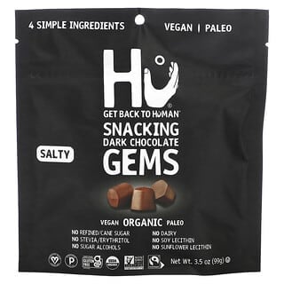 Hu, Snacking Gems, Salty Dark Chocolate, 3.5 oz (99 g)
