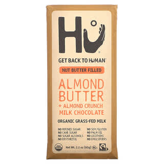 Hu, Almond Butter + Almond Crunch Milk Chocolate, 2.1 oz (60 g)