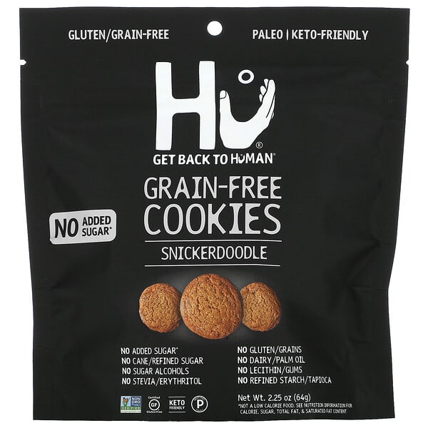Hu‏, Grain-Free Cookies, Snickerdoodle, 2.25 oz (64 g)