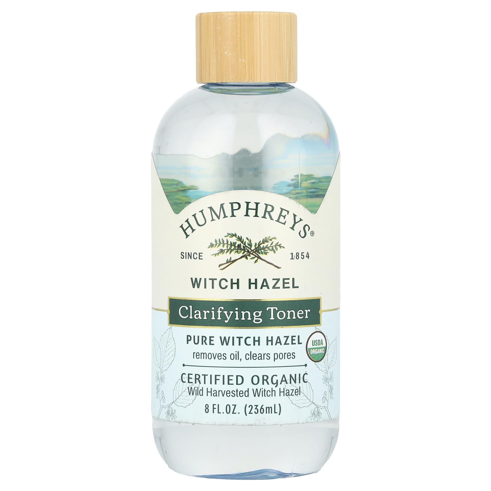 Witch Hazel, Certified Organic Toner, Clarify, 8 fl oz (236 ml)