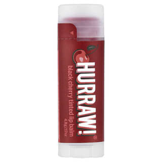 Hurraw! Balm（ハーロウ! バーム）, ティント リップ バーム、ブラックチェリー、4.8g
