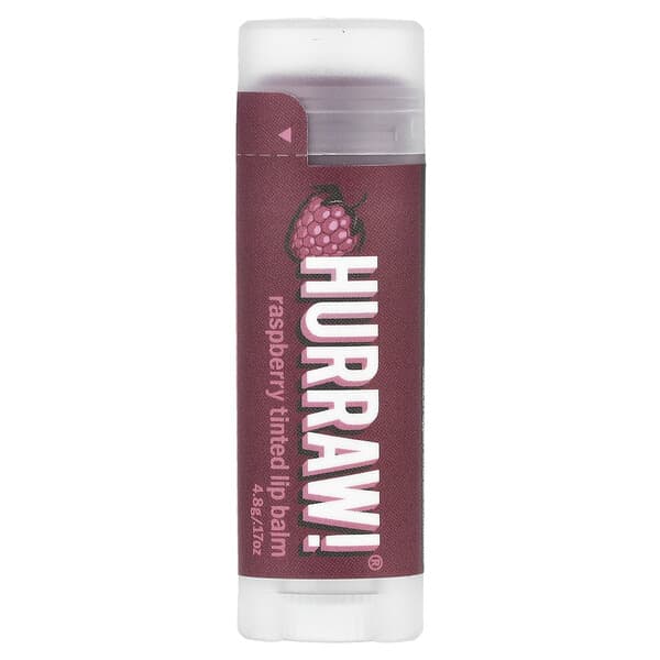 Hurraw! Balm, Getinte lippenbalsem, framboos, 0,17 oz (4,8 g)