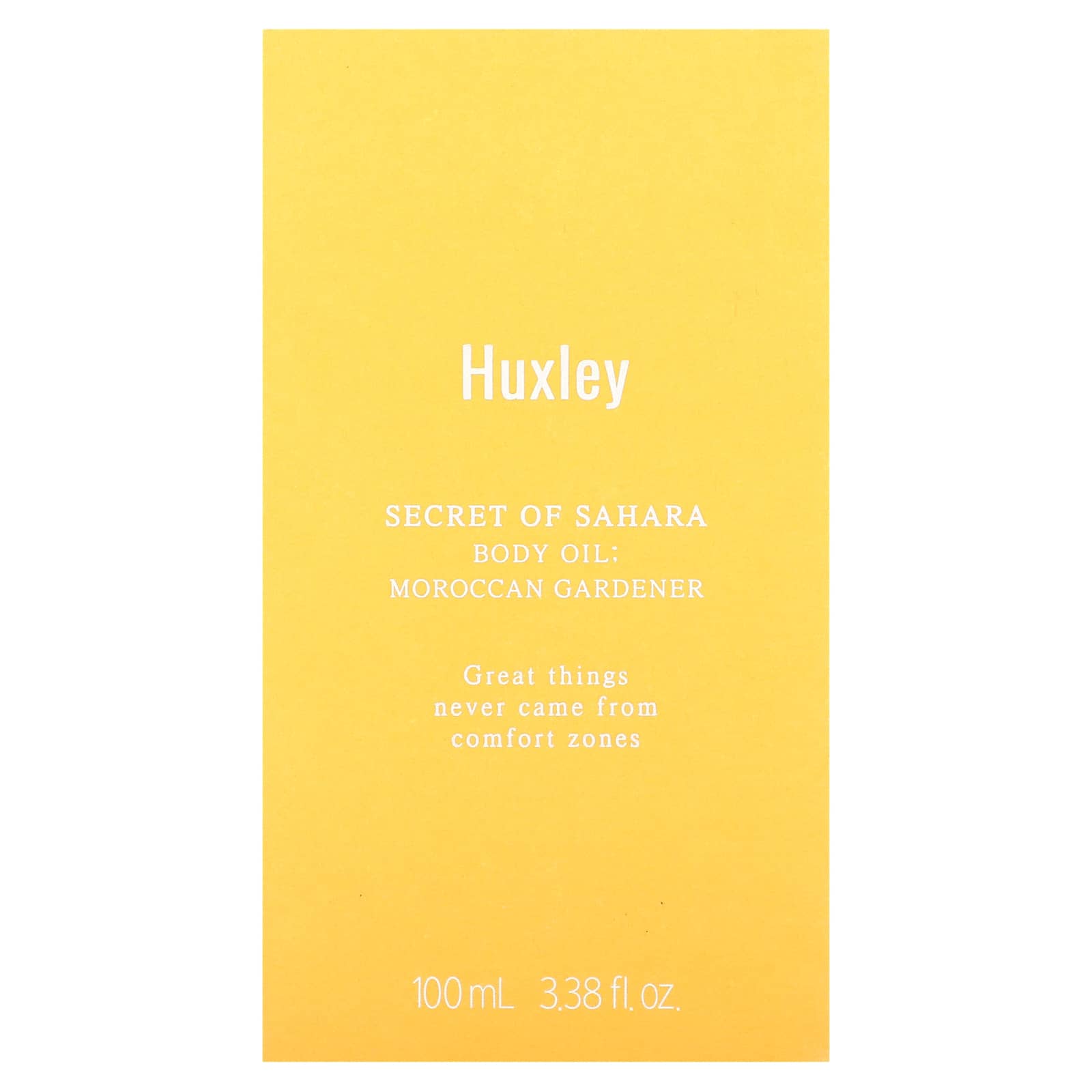Huxley, Secret of Sahara, Body Oil, Moroccan Gardener, 3.38 fl oz (100 ml)