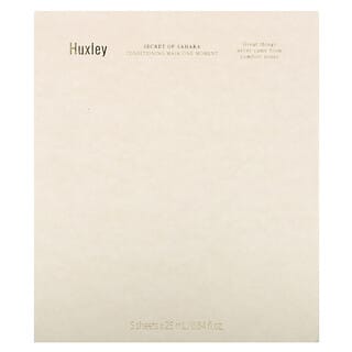 Huxley, Secret of Sahara, Conditioning Beauty Mask, One Moment, 5 Sheets, 0.84 fl oz (25 ml) Each
