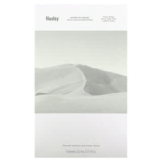 Huxley, Secret of Sahara Beauty Mask, Glow and Brightness, 5 Sheets, 0.77 fl oz (23 ml) Each