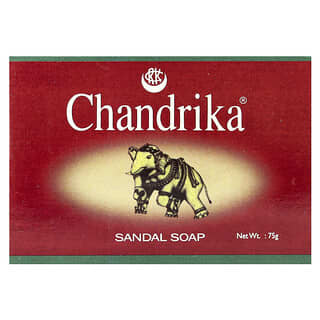 Chandrika Soap, 檀香木質香味塊皂，75 克