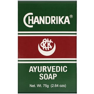 Chandrika Soap, Chandrika, Sabonete Ayurvédico em Barra, 75 g (2,64 oz)