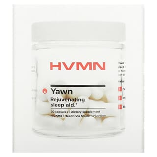 HVMN, Yawn, омолаживающее средство для сна, 30 капсул