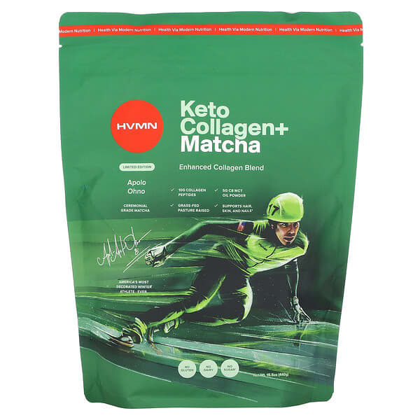 HVMN‏, Keto Collagen+, Matcha, Limited Edition, 15.5 oz (440 g)