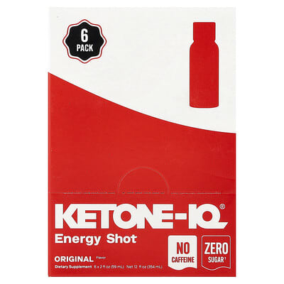 Ketone-IQ, Classic Multiserving, 6 Bottles, 2 fl oz (59 ml) Each
