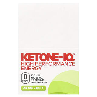 Ketone-IQ, High Performance Energy, Green Apple, 6 Bottles, 2 fl oz (59 ml) Each