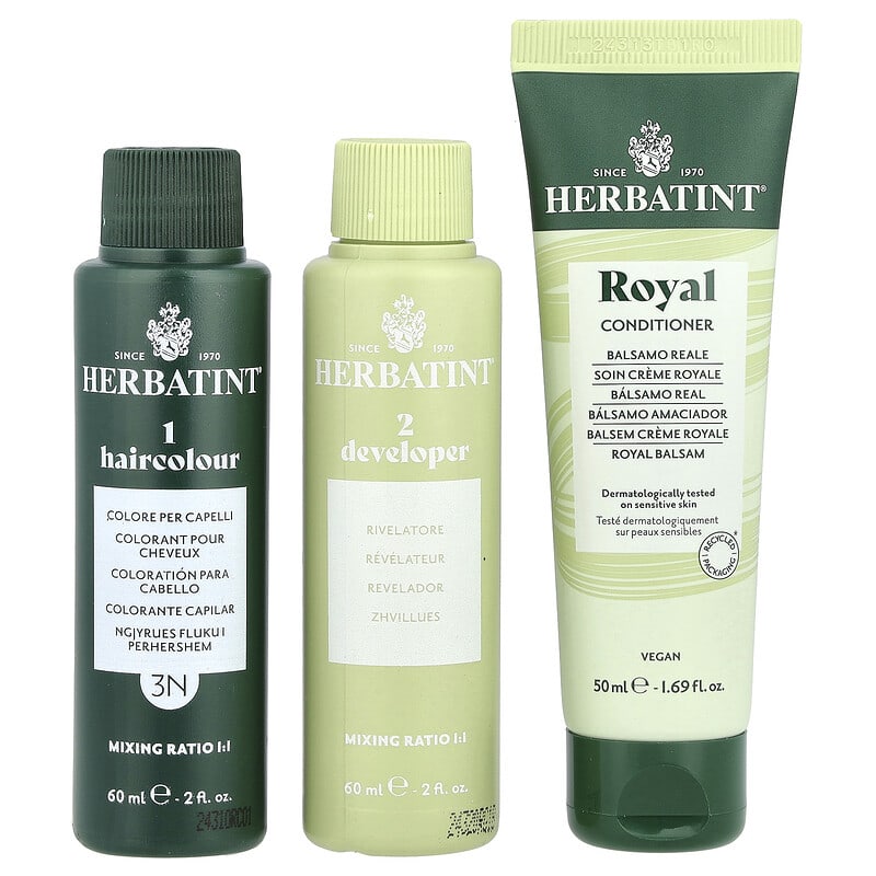 パーマネントヘアカラージェル、3N ダークチェスナット、170ml