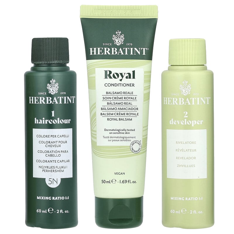 Herbatint ハーバティント　ヘアカラー　白髪染め　4つセット お買い得！ 自然な栗色 白髪染め ヘアカラー ハーバティント