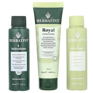 Herbatint, Gel de Tinte para el Cabello Permanente, 5M, Castaño Caoba Claro, 4.56 fl oz (135 ml)