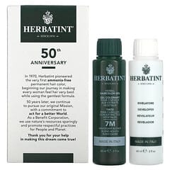 Herbatint, Tinte para el cabello en gel permanente, 7M, Rubio caoba, 135 ml (4,56 oz. Líq.)