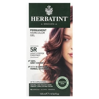 Herbatint, Permanent Haircolor Gel, 5R Light Copper Chestnut, 5.75 fl oz (170 ml)