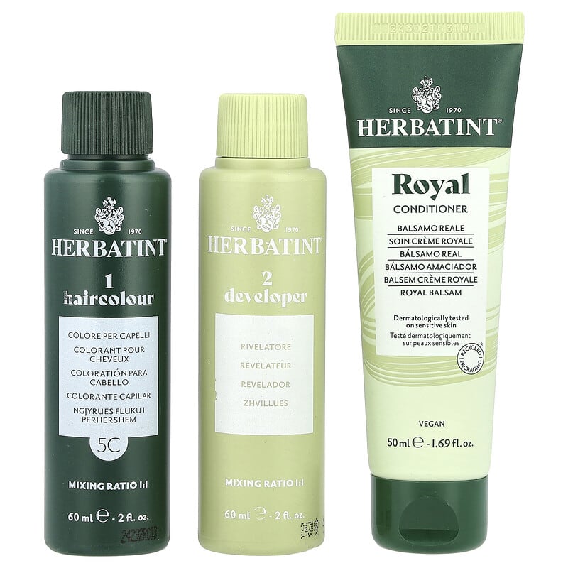 パーマネントヘアカラージェル、5C、ライトアッシュチェストナット