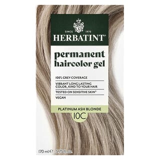 Herbatint, Permanent Haircolor Gel, 10C, Platinum Ash Blonde, 5.75 fl oz (170 ml)