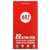 XO! Préservatifs ultrafins lubrifiés en caoutchouc, Non parfumés, 12 préservatifs