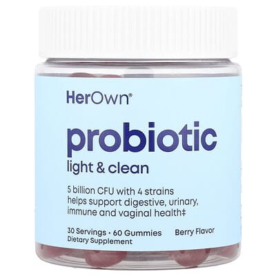 Her Own, Probiotic Gummies, Berry Flavor, 60 Gummies
