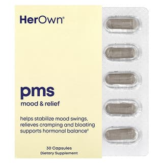 Her Own, PMS, Bonne humeur et soulagement, 30 capsules